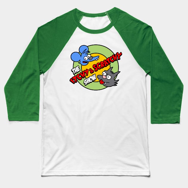 Cartoon show Baseball T-Shirt by buby87